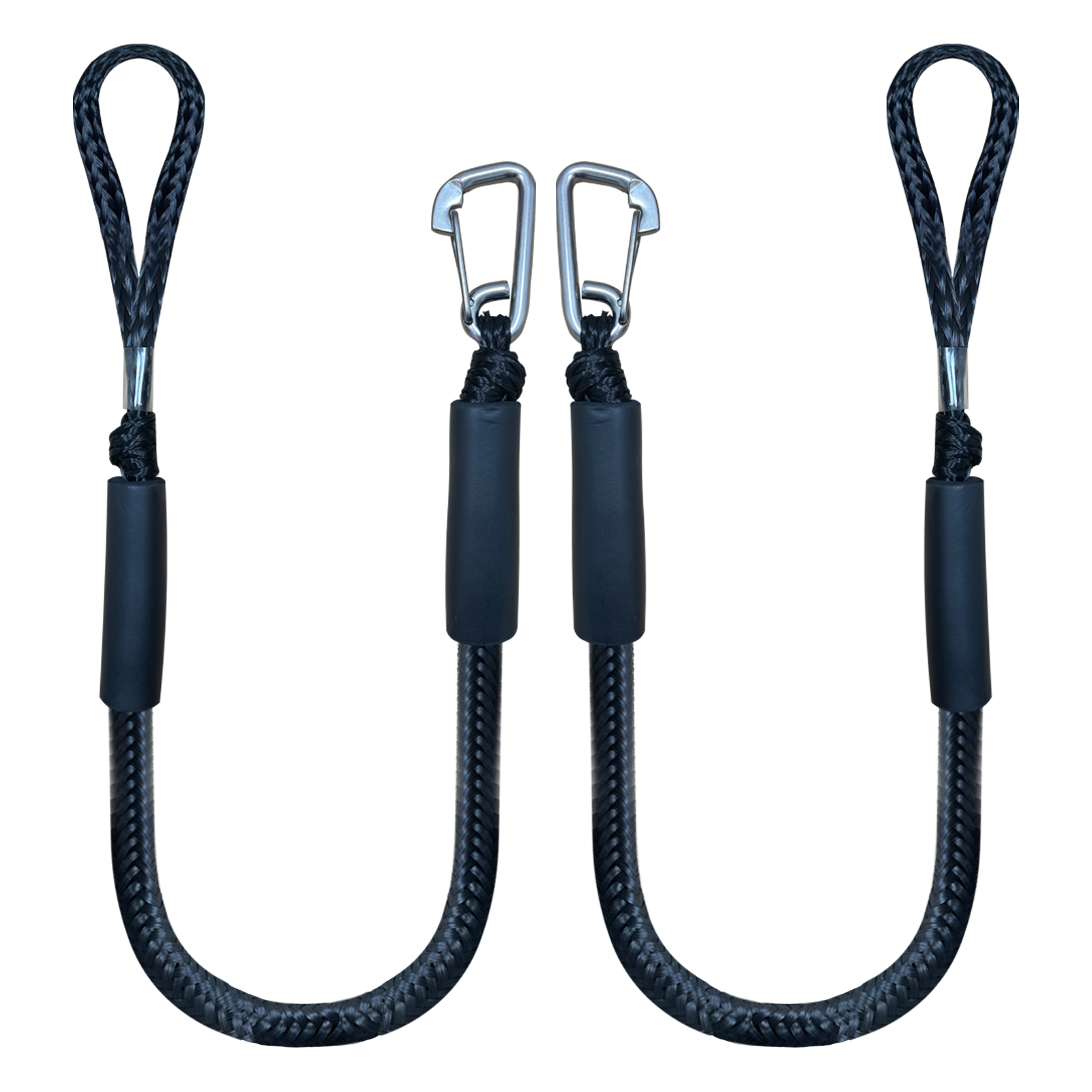 4FT Bungee Dock Line Mooring Rope for Docking with Stainless